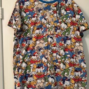 Disney Cakeworthy Unisex Xl Ducktales Short Sleeve T-Shirt Huey Scrooge
